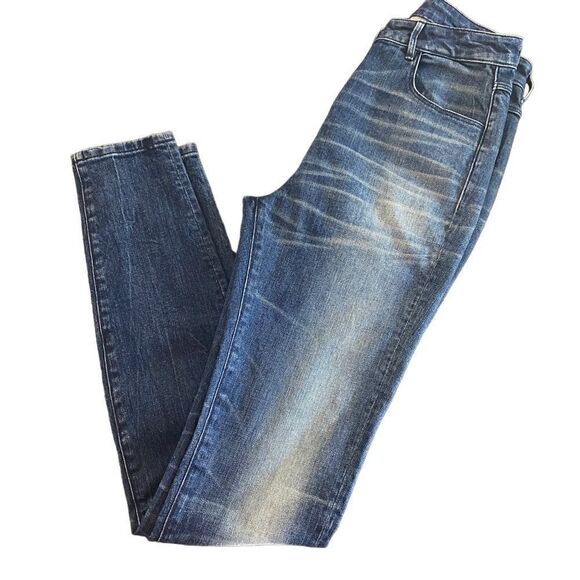 NYC Denim Size 26 High-Rise Jeans Intentional Fading and Whiskering 3x1 - Picture 1 of 9